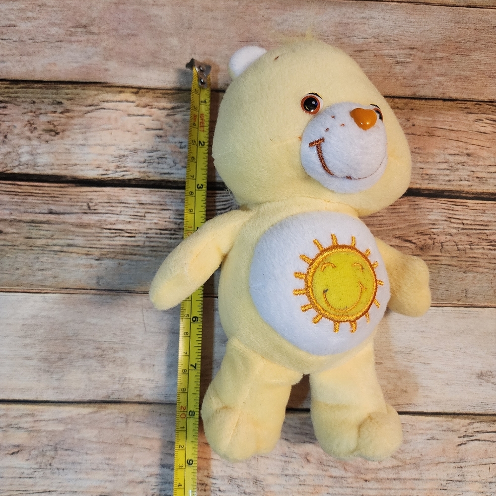 2006 8" Care Bears Funshine Bear Plush - Picture 2 of 3